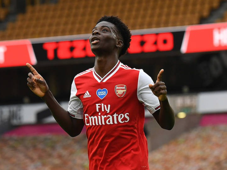 英超第16轮：萨卡闪耀枪手主场，荣膺最佳球员