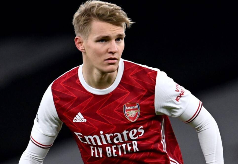 厄德高更衣室喊话：阿森纳剑指夺冠需提升表现